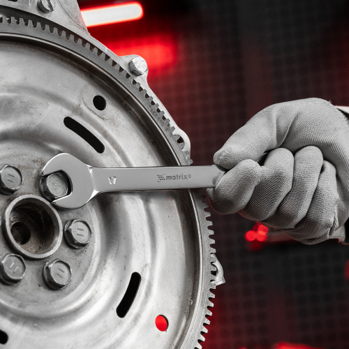 Набор ключей рожковых 12 шт, (6-32мм) CrV, EllipticaL зеркальное хромирование Matrix по ценам производителя в Уфе с доставкой по всей России