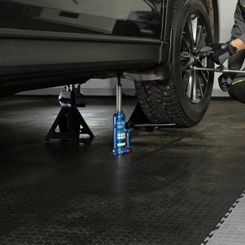 Домкрат гидравлический бутылочный, 2 т, h подъема 178-338 мм, в пластиковом кейсе Stels по ценам производителя в Уфе с доставкой по всей России