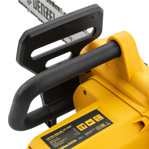 Пила цепная электрическая EDS-2000P, 2 кВт,поперечная, шина 40 см, шаг 3/8, паз 1.3 мм, 57 звеньев Denzel по ценам производителя в Уфе с доставкой по всей России