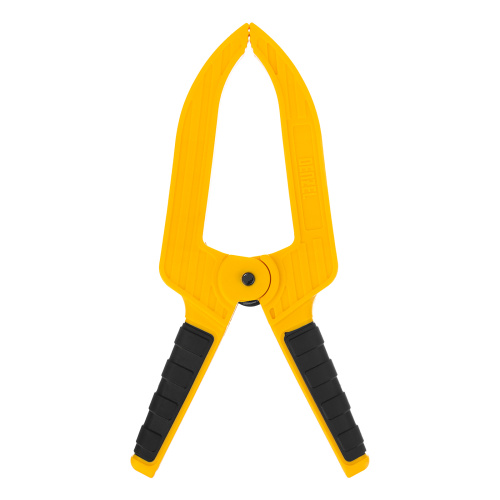 Струбцина клещеобразная, удлиненная 50 х 80 мм двухкомпонентные рукоятки Denzel по ценам производителя в Уфе с доставкой по всей России