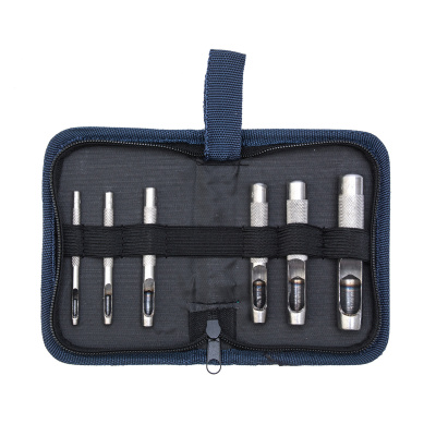 Набор пробойников для кожи 2 3 4 5 6 8 9 10 13 мм, 9 шт, чехол Сибртех по ценам производителя в Уфе с доставкой по всей России