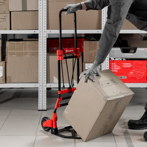 Тележка хозяйственная, складная, 2 колесная, грузоподъемность 80 кг Matrix по ценам производителя в Уфе с доставкой по всей России