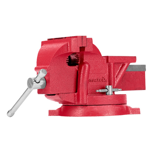 Тиски слесарные, 100 мм, поворотные, с наковальней Matrix по ценам производителя в Уфе с доставкой по всей России
