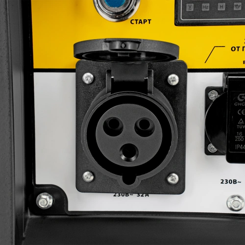 Генератор дизельный DES-55E, 5,5 кВт, 230 В, 11 л, электростартер Denzel по ценам производителя в Уфе с доставкой по всей России