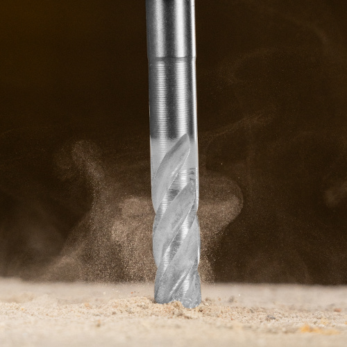 Бур по бетону, цельная крестовая пластина, 10x115 мм, SDS PLUS Denzel по ценам производителя в Уфе с доставкой по всей России