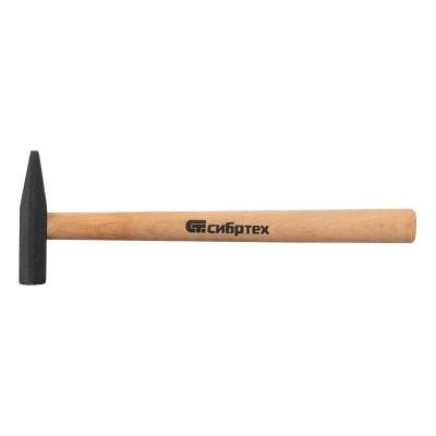 Молоток слесарный 200 г, квадратный боек, деревянная рукоятка Сибртех по ценам производителя в Уфе с доставкой по всей России