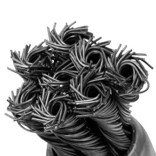 Щетка для дрели, 25 мм, "чашка" со шпилькой, крученая металлическая проволока Matrix по ценам производителя в Уфе с доставкой по всей России