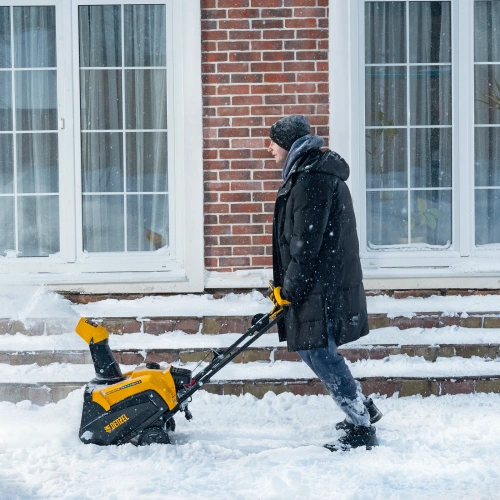 Бензиновая снегоуборочная машина SB 460 E, 99cc, эл.старт, шнек SnowCrusher Denzel по ценам производителя в Уфе с доставкой по всей России