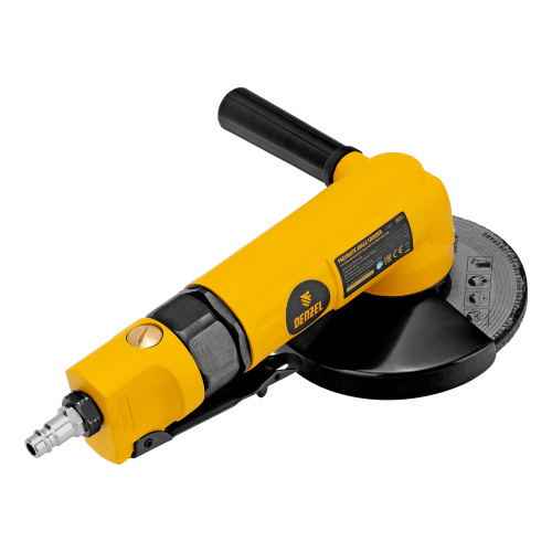 Пневматическая углошлифовальная машина AG125, 11000 об/мин, 125 мм, 186 л/мин Denzel по ценам производителя в Уфе с доставкой по всей России