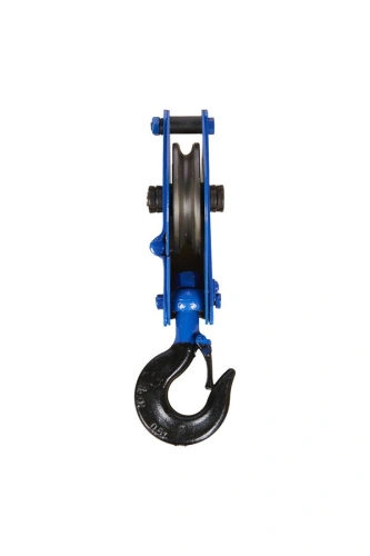 Блок монтажный однорольный с  крюком TOR 0,5 т с откидной щекой (S) по ценам производителя в Уфе с доставкой по всей России