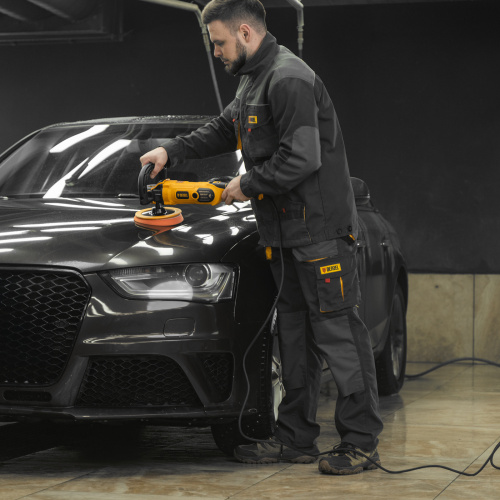 Машина полировальная CP-180, 1400 Вт, 180 мм, 0-3000 об/мин Denzel по ценам производителя в Уфе с доставкой по всей России