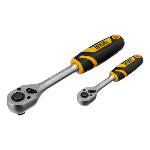 Набор инструментов, 1/2", 1/4", CrV, S2, пластиковый кейс, 122 предмета Denzel по ценам производителя в Уфе с доставкой по всей России