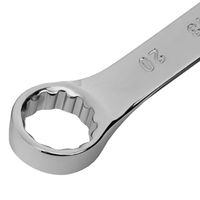 Ключ комбинированный, 20 мм, CrV, полированный хром Matrix по ценам производителя в Уфе с доставкой по всей России