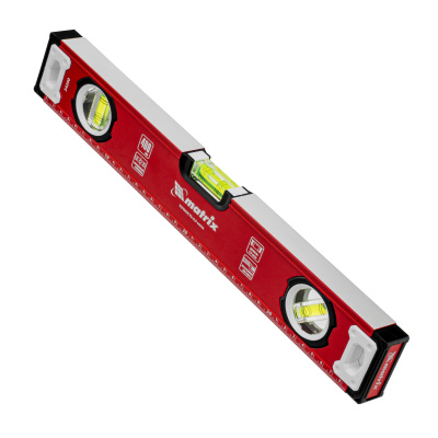 Уровень алюминиевый, фрезерованный, 3 глазка, 400 мм Matrix по ценам производителя в Уфе с доставкой по всей России