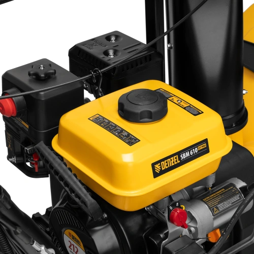Бензиновая снегоуборочная машина SBM 610DT PRO, 212cc, гусеницы, эл.старт, блок. дифф. Denzel по ценам производителя в Уфе с доставкой по всей России