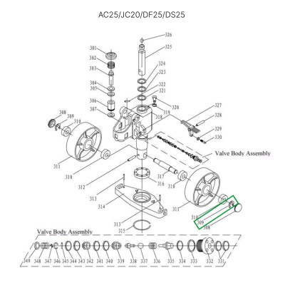 Стопорное кольцо крепления рулевых колес для гидравлических тележек AC25, DF25, JC20, AC30 по ценам производителя в Уфе с доставкой по всей России