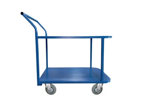 Тележка платформенная TOR ТП-1Я (500х800) 2х-ярусная (160мм) по ценам производителя в Уфе с доставкой по всей России