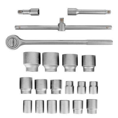 Набор торцевых головок 3/4", головки 19 х 50 мм, 20 предметов, в метал. боксе Matrix по ценам производителя в Уфе с доставкой по всей России