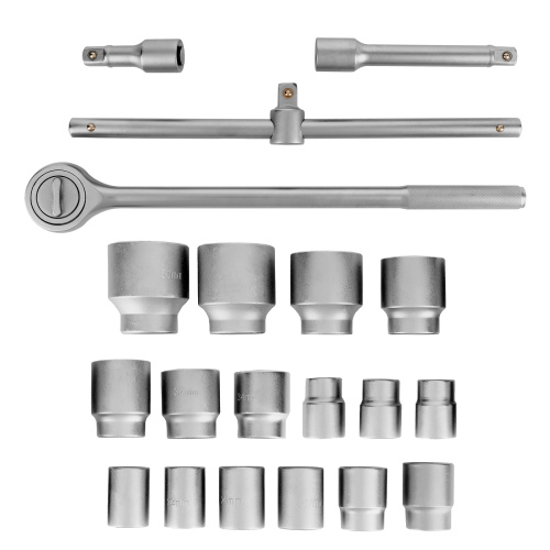 Набор торцевых головок 3/4", головки 19 х 50 мм, 20 предметов, в метал. боксе Matrix по ценам производителя в Уфе с доставкой по всей России