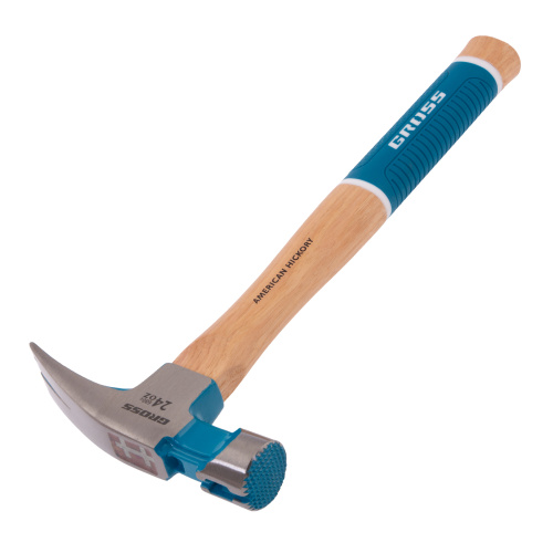 Молоток-гвоздодер, 680 г, угол 75, магнит, обрезиненная рукоятка AMERICAN HICKORY GROSS по ценам производителя в Уфе с доставкой по всей России