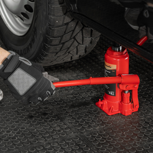 Домкрат гидравлический бутылочный, 5 т, h подъема 195-380 мм Sparta купить в Москве с доставкой по всей России | ProtosMarket.ru