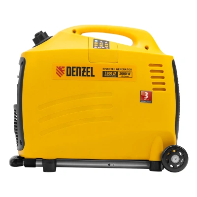 Генератор инверторный GT-3200iSE, 3.2 кВт, 230 В, бак 6 л, закрытый корпус, электростартер Denzel купить в Москве с доставкой по всей России | ProtosMarket.ru