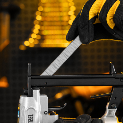 Скобы 21GA для пнев. степл., 14мм, шир. - 0,95мм, тол. - 0,6мм, шир. скобы - 12,8мм, 5000шт Denzel по ценам производителя в Уфе с доставкой по всей России