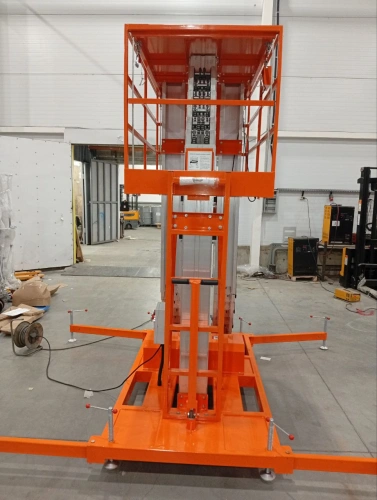 Подъемник мачтовый аккумуляторный 250 кг, 12/14 м, 24/80 В/Ач TOR GTWY12-320 DC 3-мачтовый по ценам производителя в Уфе с доставкой по всей России