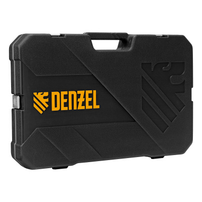 Набор инструментов, 1/2", 1/4", CrV, S2, пластиковый кейс, 194 предмета Denzel по ценам производителя в Уфе с доставкой по всей России