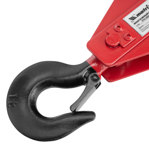 Блок монтажный с крюком, 1 т Matrix по ценам производителя в Уфе с доставкой по всей России