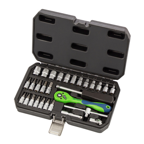 Набор инструментов 29 предметов, CrV, 1/4" Сибртех по ценам производителя в Уфе с доставкой по всей России