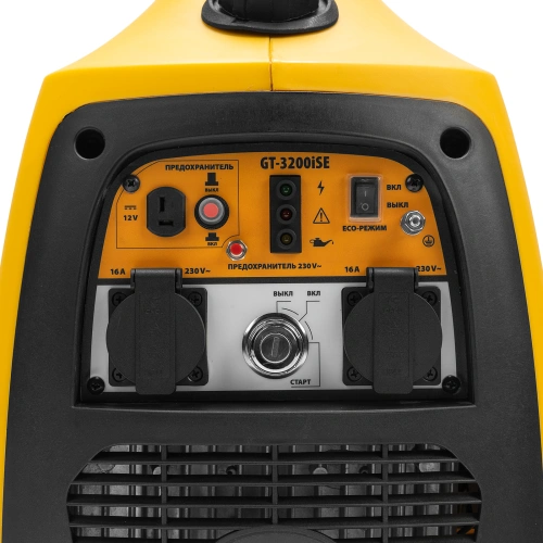 Генератор инверторный GT-3200iSE, 3.2 кВт, 230 В, бак 6 л, закрытый корпус, электростартер Denzel по ценам производителя в Уфе с доставкой по всей России