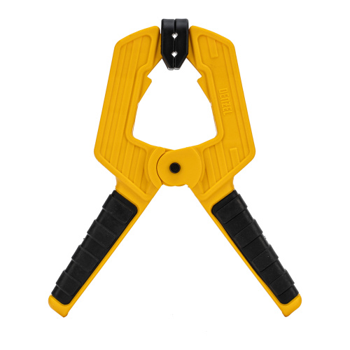 Струбцина клещеобразная, усиленная 80 х 60 мм, двухкомпонентные рукоятки Denzel по ценам производителя в Уфе с доставкой по всей России