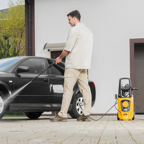 Моечная машина высокого давления R-170D, 2000 Вт, 170 бар, 360 л/ч, с барабаном Denzel по ценам производителя в Уфе с доставкой по всей России