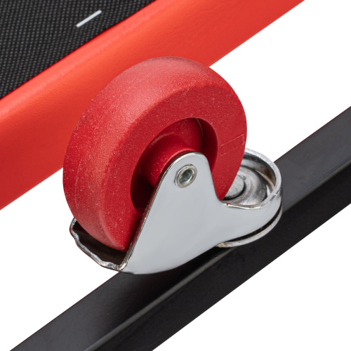 Лежак ремонтный на шести колесах, 1030 х 440 х 120 мм, поднимающийся подголовник Matrix по ценам производителя в Уфе с доставкой по всей России