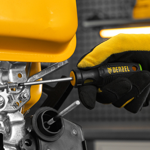 Отвертка, PZ1x75 мм, S2, 3к рукоятка Denzel по ценам производителя в Уфе с доставкой по всей России