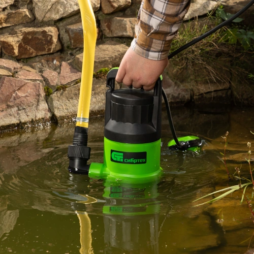 Дренажный насос для грязной воды СДН800-35, 800 Вт, напор 9 м, 13500 л/ч Сибртех по ценам производителя в Уфе с доставкой по всей России