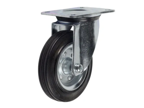 Колесо поворотное усиленное резина SRC 42 100 мм по ценам производителя в Уфе с доставкой по всей России