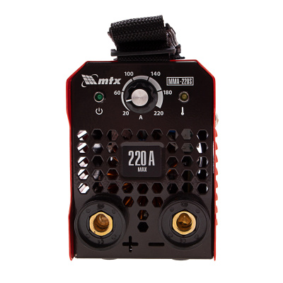 Инверторный аппарат дуговой сварки MMA-220S, 220 А, ПВ60%, диаметр электрода 1,6-5 мм MTX купить в Москве с доставкой по всей России | ProtosMarket.ru