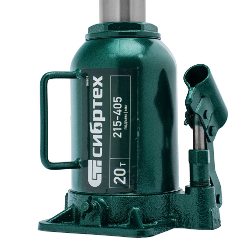 Домкрат гидравлический бутылочный, 20 т, 215-405 мм Сибртех по ценам производителя в Уфе с доставкой по всей России