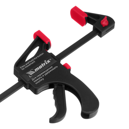 Струбцина универсальная, быстрозажимная, F-образная, 450 х 565 х 45 мм, пластиковый корпус Matrix по ценам производителя в Уфе с доставкой по всей России
