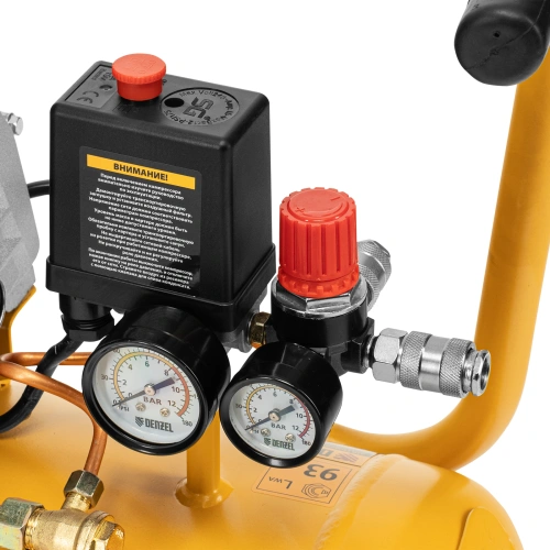 Компрессор воздушный, прямой привод DC1500/50, 1.5 кВт, 50 литров, 220 л/мин Denzel по ценам производителя в Уфе с доставкой по всей России