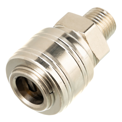 Муфта универсальная быстросъемная ("мама") 1/4, внешняя резьба, 2 шт, Stels по ценам производителя в Уфе с доставкой по всей России