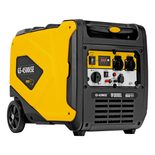 Генератор инверторный GS-4500iSE, 4,5 кВт, 230 В, закрытый корпус, электростартер Denzel по ценам производителя в Уфе с доставкой по всей России