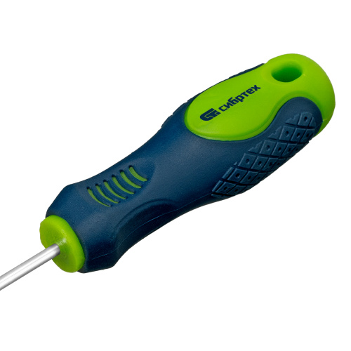 Отвертка, PH0 х 80 мм, CrV, двухкомпонентная рукоятка Сибртех по ценам производителя в Уфе с доставкой по всей России