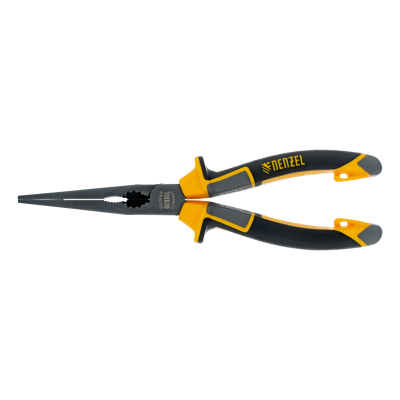 Длинногубцы прямые 205 мм, трехкомпонентные рукоятки Denzel по ценам производителя в Уфе с доставкой по всей России