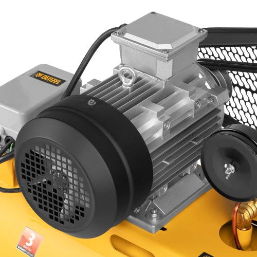 Компрессор воздушный BCW3000-T/100, ременный привод, 3.0 кВт, 100 литров, 520 л/мин Denzel по ценам производителя в Уфе с доставкой по всей России