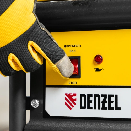 Генератор бензиновый GE 6900, 5.5 кВт, 220 В/50 Гц, 25 л, ручной старт Denzel по ценам производителя в Уфе с доставкой по всей России