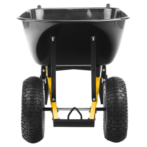 Тачка строительная, усиленная, объем 140 л, 250 кг, двухколесная, колесо 15х6.00-6 Denzel по ценам производителя в Уфе с доставкой по всей России