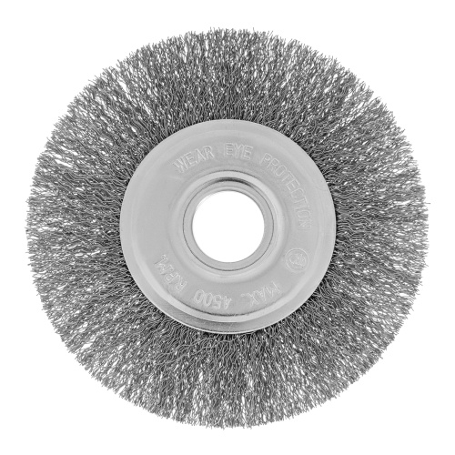 Щетка для УШМ, 125 мм, посадка 22.2 мм, плоская, витая проволока Сибртех по ценам производителя в Уфе с доставкой по всей России